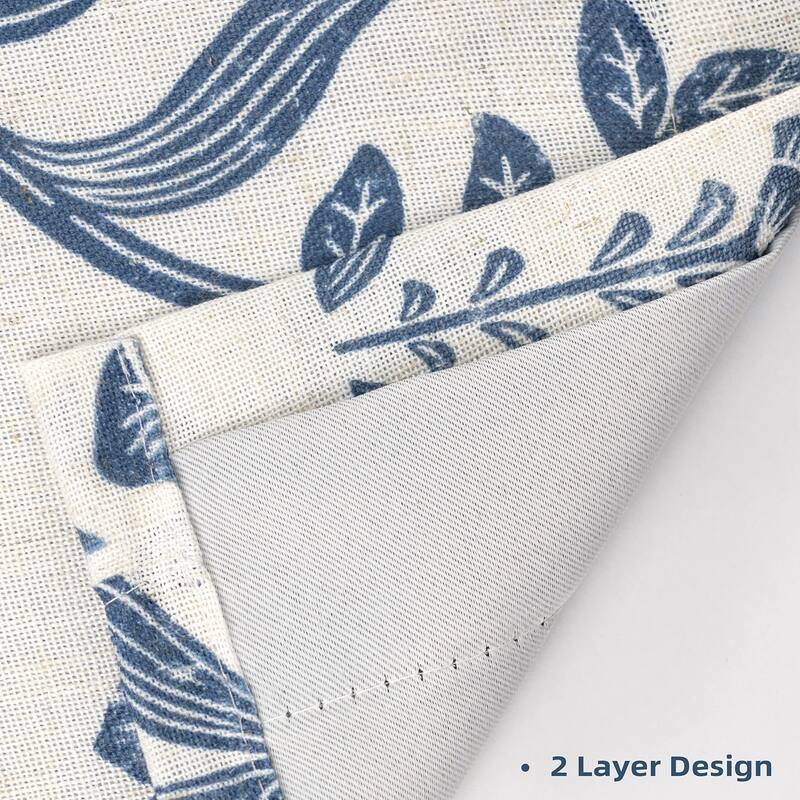 DriftAway Twyla Linen Blend Blackout Valance