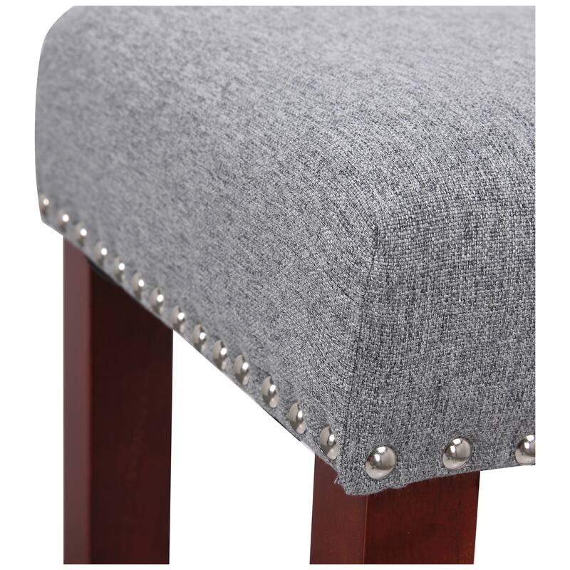 Jameson Upholstered Polyester Cherry 24 Inch Counter Stool