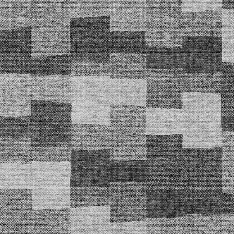 HomeRoots Geometric Transitional Rectangle Outdoor Rug