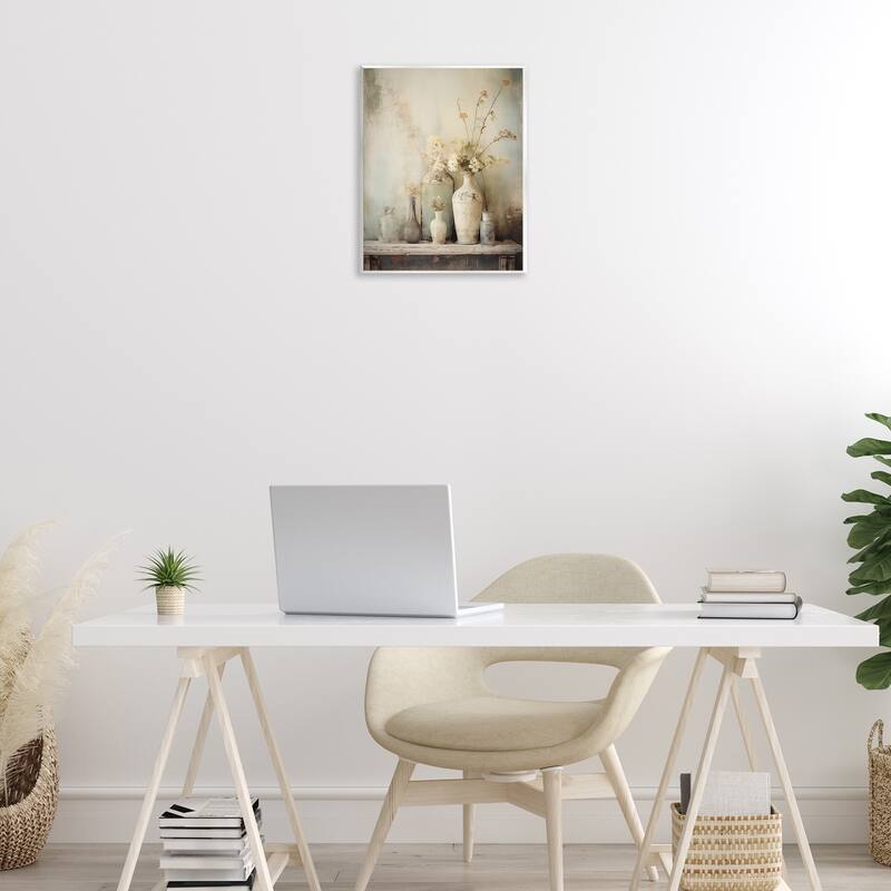Stupell Faded Floral Beauty Still Life Wall Plaque Art Design By Arlington Prints