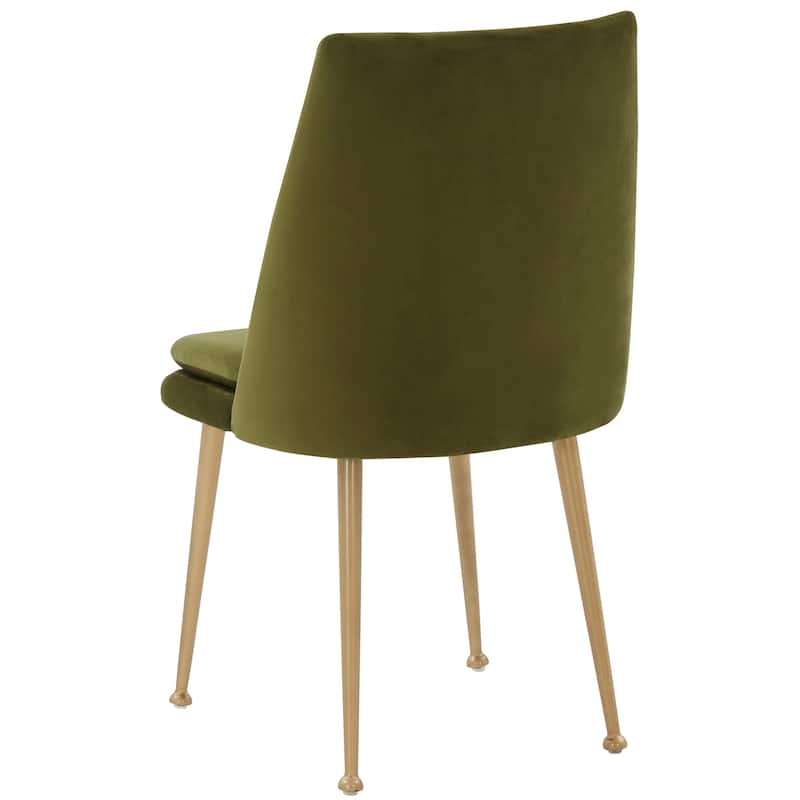 SAFAVIEH Couture Engeltje Upholstered Dining Chair - 20 In W x 22 In D x 33.5 In H - 20Wx22Dx34H