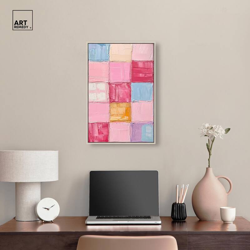 Color Squares II Canvas by Art Remedy
