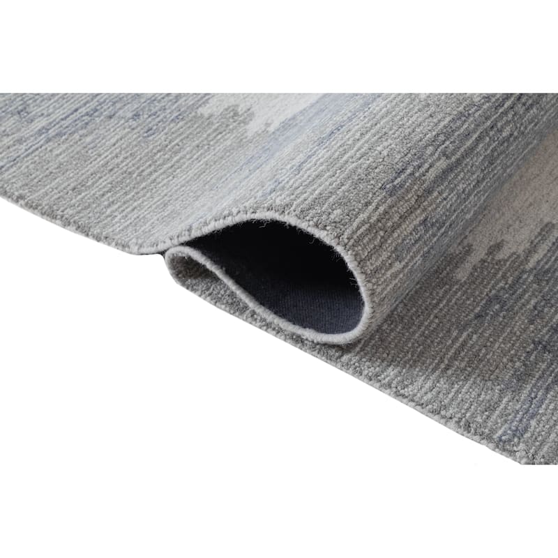 Terra by Obeetee Dusk Glacier Gray Rug