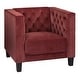 preview thumbnail 15 of 14, Lifestorey Modern Chesterfield Back Accent Chair