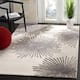 SAFAVIEH Handmade Soho Miyase Modern Burst New Zealand Wool Rug - 7'6" x 9'6" - Ivory/Silver