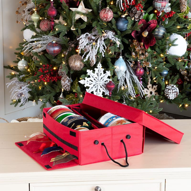 Ribbon Storage Box and Dispenser