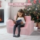 preview thumbnail 24 of 47, Kids Couch, Toddler Couch Sofa Bed Fold Out, Convertible Sofa to Lounger, Kids Chair Seat Playroom Furniture