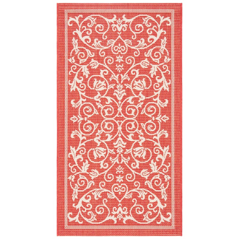 SAFAVIEH Courtyard Clarine Indoor/ Outdoor Waterproof Patio Backyard Rug