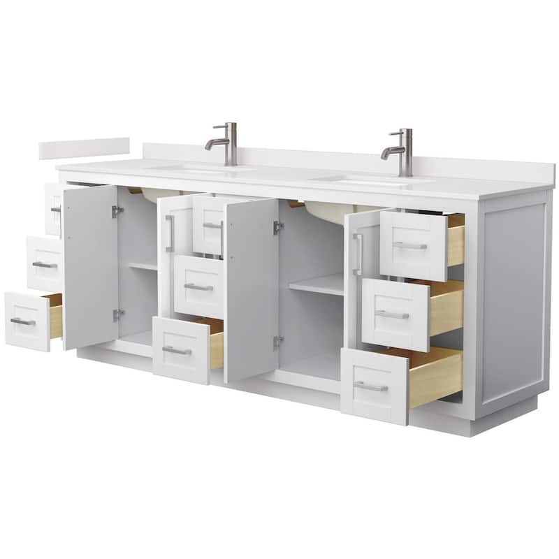Wyndham Collection WCF292984D-QTZ-UNSMXX Miranda 84" Free Standing