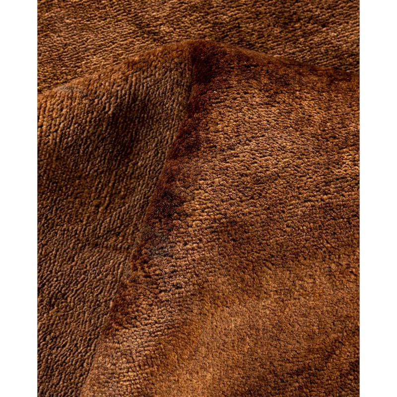 Overdyed One-of-a-Kind Hand-Knotted Area Rug - Brown - 8' 1" x 10' 6"