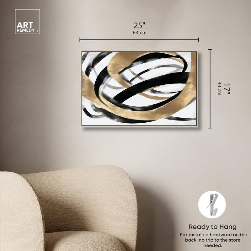 Loops of Luxury I Canvas by Art Remedy