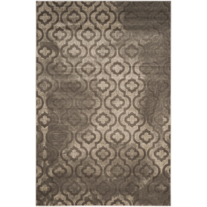 SAFAVIEH Porcello Andrijana Geometric Trellis Area Rug - 5'2" x 7'6" - Grey/Dark Grey