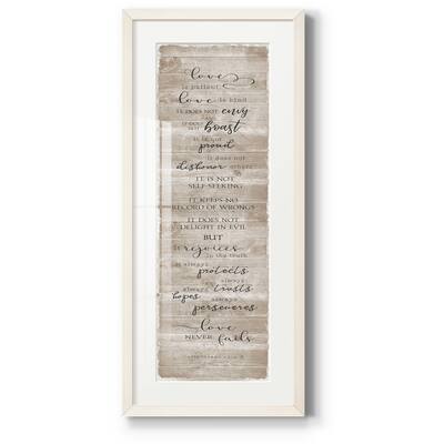 Love is Patient-Premium Gallery Framed Print
