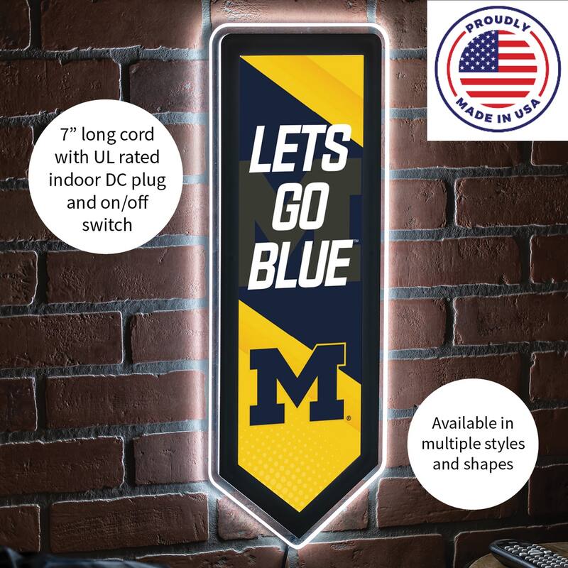 University of Michigan LED Lighted Sign