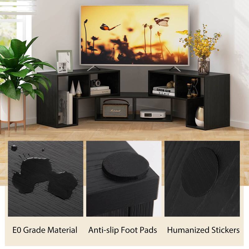 Costway 3 Pcs TV Stand for TV's up To 65'' Console Entertainment