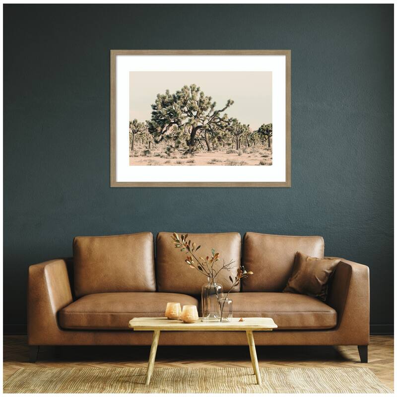 Kate and Laurel Joshua Tree No. 1 by Alicia Bock Framed Wall Art Print