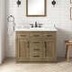 preview thumbnail 89 of 122, OVE Bailey Bathroom Vanity with Power Bar 42" - Driftwood oak with Matte Black Hardware