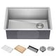 preview thumbnail 129 of 162, KRAUS Kore Workstation Undermount Stainless Steel Kitchen Sink