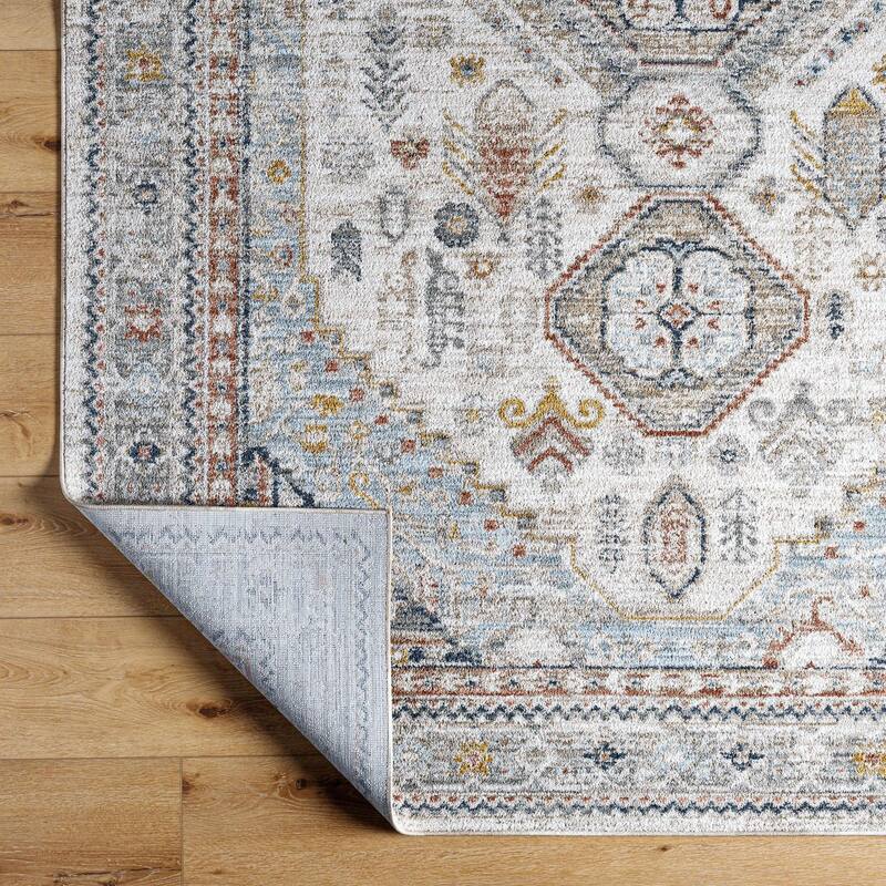 Livabliss Transitional Beckham Medallion Area Rug