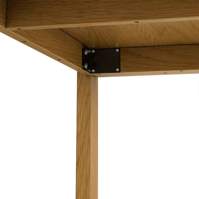 WyndenHall Saige 60x36 inch Rectangle Transitional Dining Table - 36"D x 60" W x 29.5"H