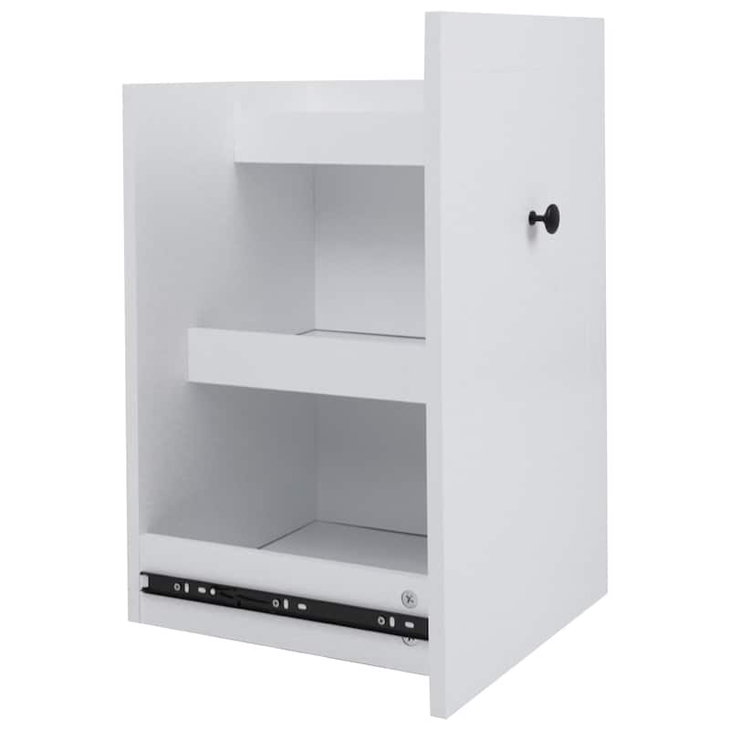 Kitchen Island with Drop Leaf,with Spice Rack, Towel Rack
