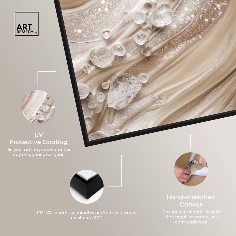Viscous Veils II Canvas by Art Remedy