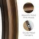 preview thumbnail 18 of 80, Classic Wooden Frame Farmhouse Round Wall Mirror