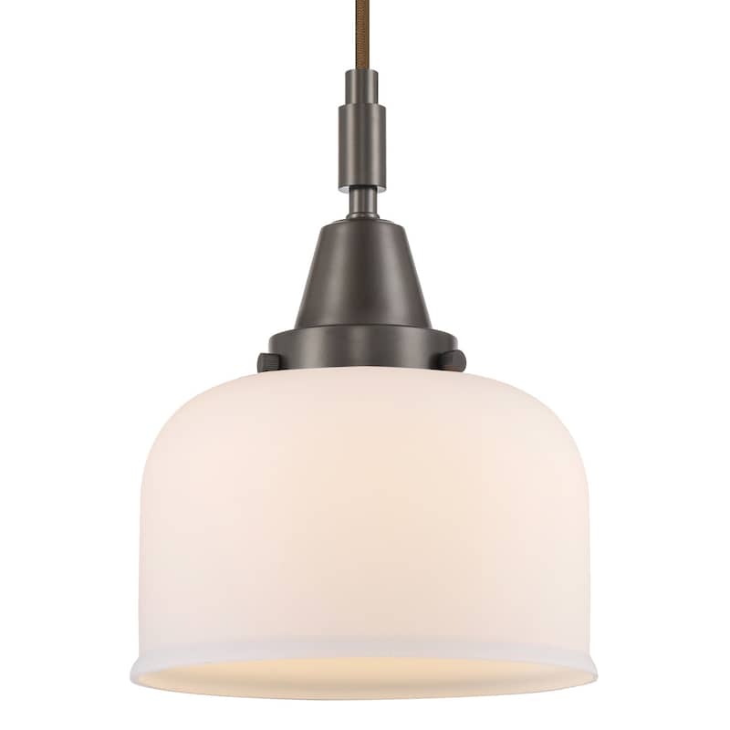Innovations Lighting 447-1P-G71 Bell 8" Wide Mini Pendant with Matte - Oil Rubbed Bronze