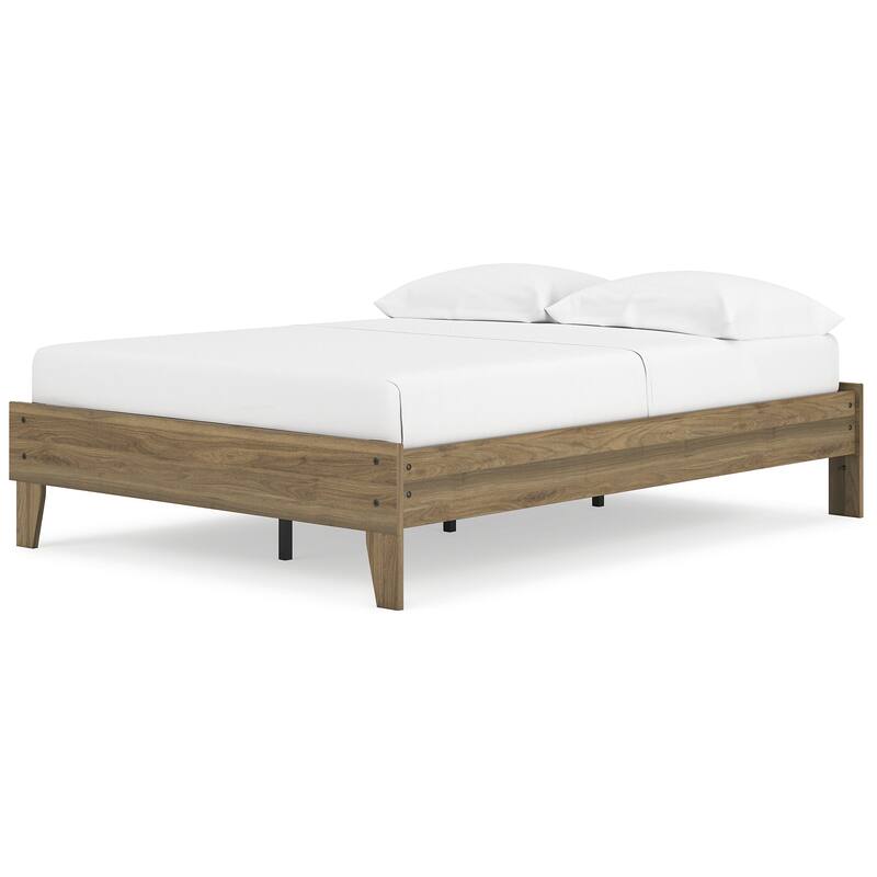 Signature Design by Ashley Deanlow Brown Platform Panel Bed