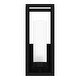 preview thumbnail 2 of 5, Neville 1-Light Matte Black Outdoor Wall Lantern