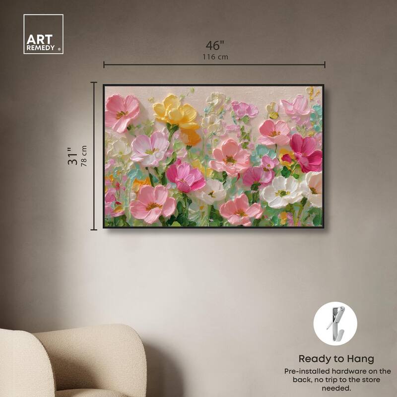 Expressed in Petals I Canvas by Art Remedy
