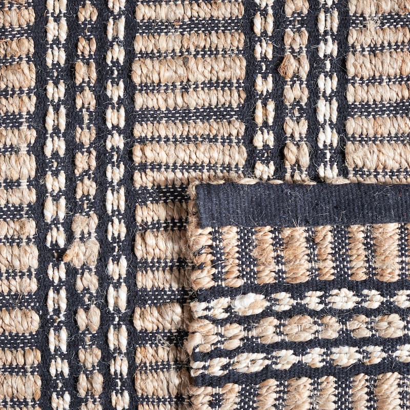 SAFAVIEH Handmade Natural Fiber Marharita Geometric Seagrass Rug