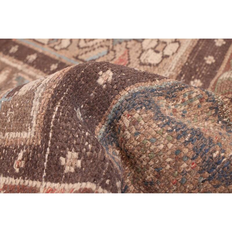 ECARPETGALLERY Hand-knotted Antalya Vintage Brown Wool Rug - 6'3 x 10'6