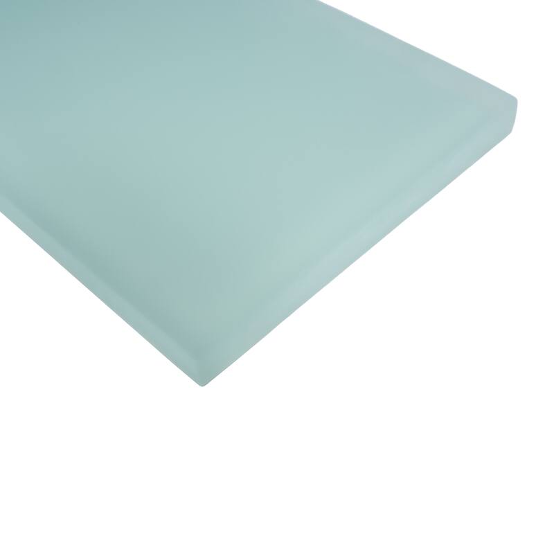 Apollo tile 3" x 6" Colorway Matte Blizzard Blue Glass Tile (5 sq ft/case) - 40 Pack