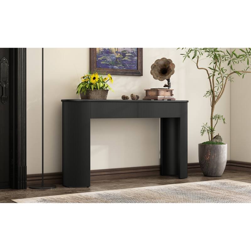 Console Table with sturdy legs and 2 Drawers