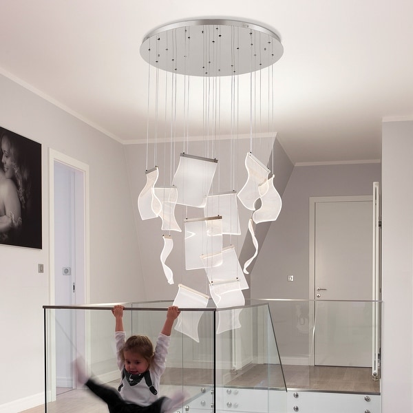 Acrylic led chandelier on sale
