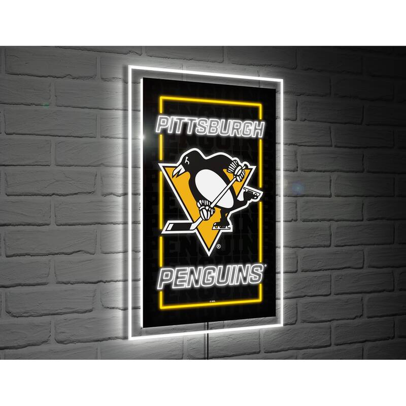 Pittsburgh Penguins LED Lighted Sign