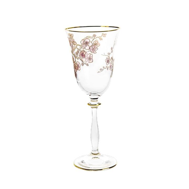 Set of 4 Gold Design Glasses