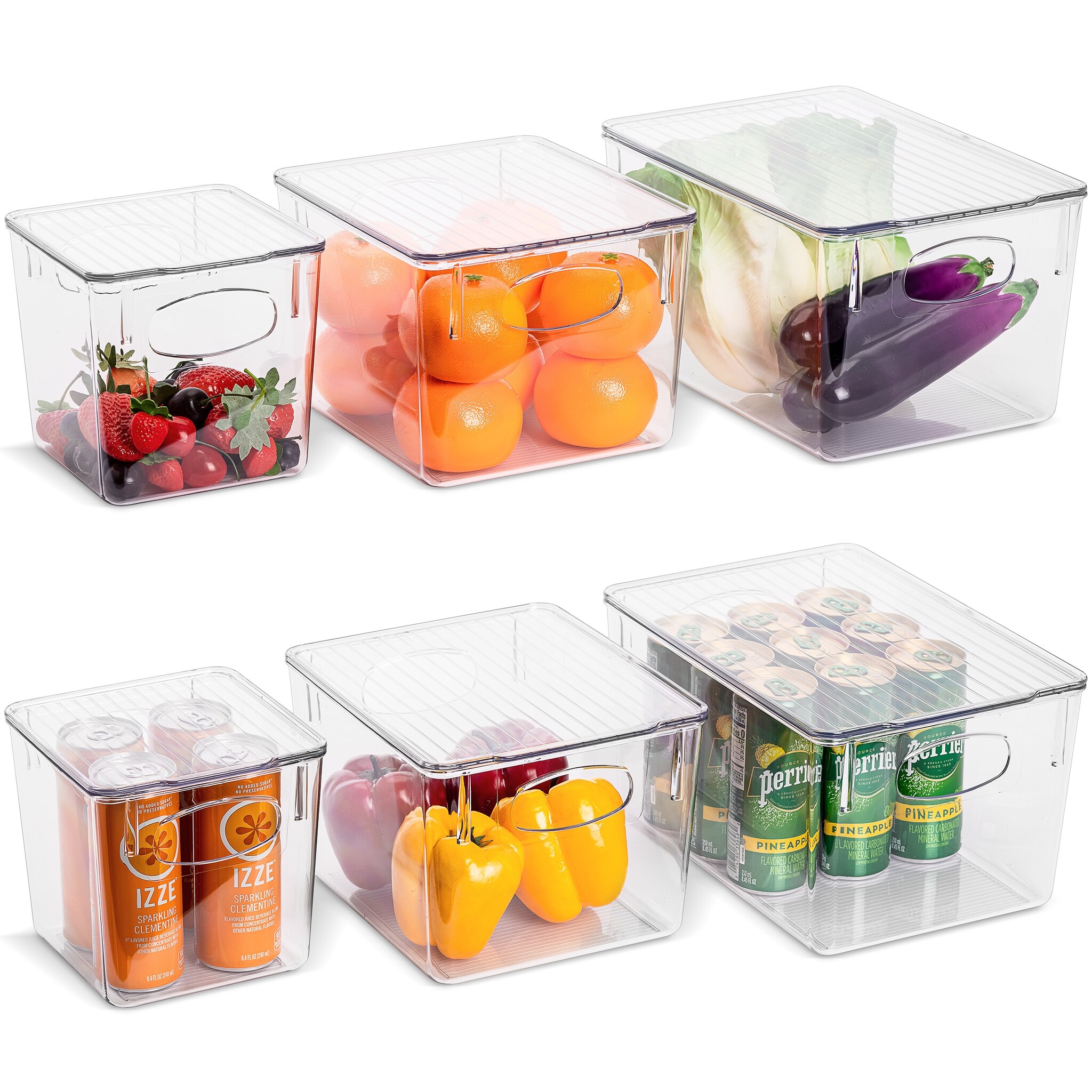 Sorbus Plastic Storage Bins Clear Pantry Organizer Box Bin Containers - On  Sale - Bed Bath & Beyond - 35450790