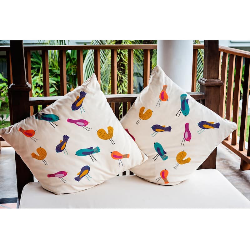 Tweets Indoor/Outdoor Throw Pillow