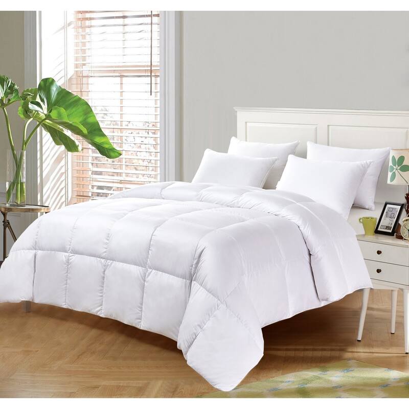 Ultra Soft All Season White Down Fiber Comforter