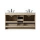 preview thumbnail 10 of 9, Elegant Lighting VF2860D Soma 60" Free Standing Double Basin Vanity