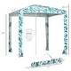 preview thumbnail 3 of 16, Outsunny Quick Beach Cabana Canopy Umbrella, 6.5' Easy-Assembly Sun-Shade Shelter with Sandbags and Carry Bag, Cool UV50+