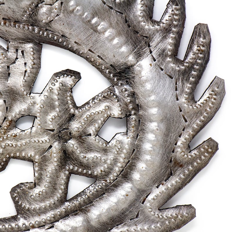 Porch & Den Embossed Seahorse Recycled Metal Wall Art (Haiti)