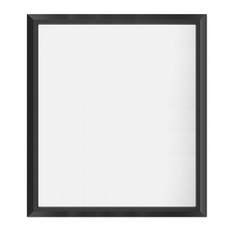 KIOTEE Full size Metal Bathroom Mirror with 5-Year Warranty