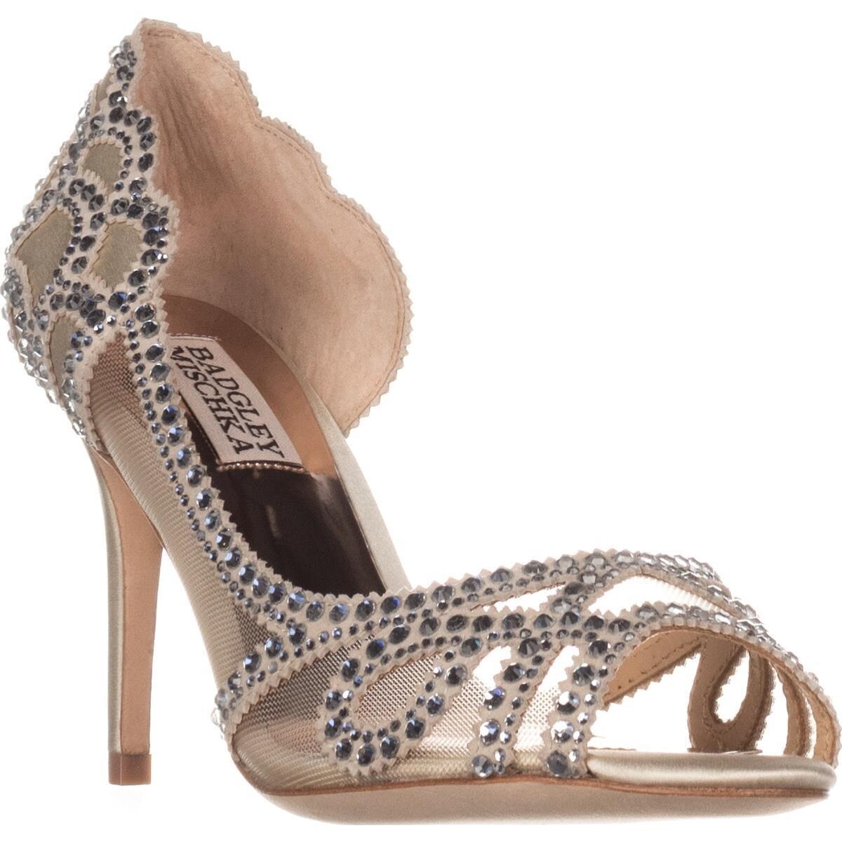 badgley mischka marla peep toe