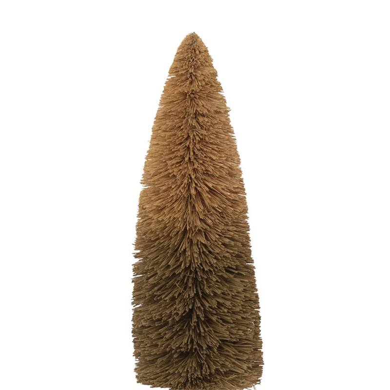 Sisal Bottle Brush Tree with Wood Base