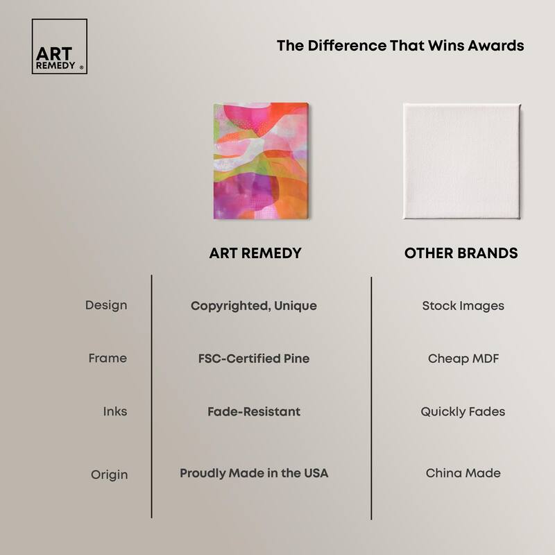 Garnet Gleam I Canvas by Art Remedy, Gallery Wrapped
