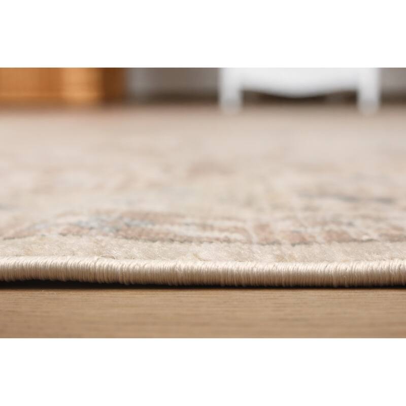ECARPETGALLERY Machine Woven Arden Beige Area Rug