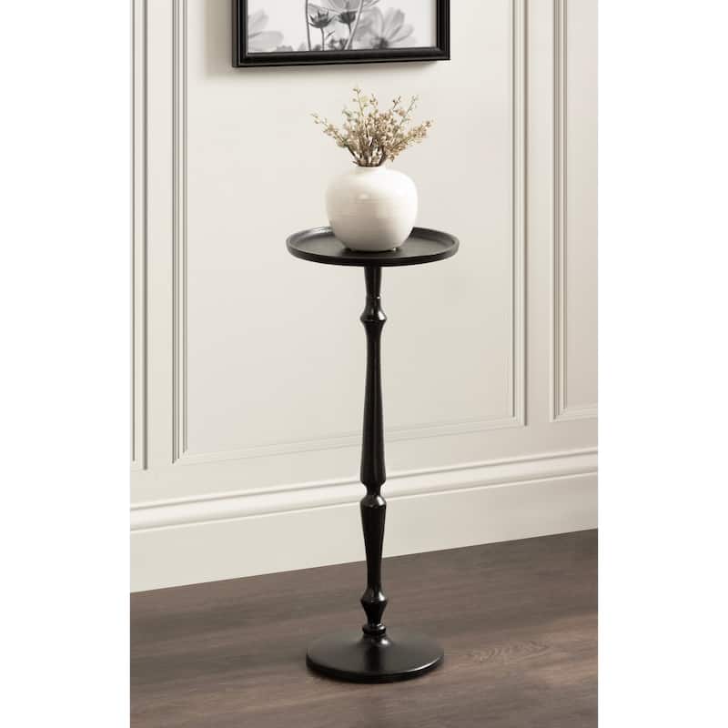 Kate and Laurel Carling Metal Pedestal Table and Plant Stand